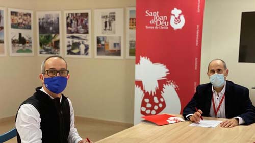 La Delegació de Lleida arriba a un acord amb l'Hospital Sant Joan de Déu per impulsar la formació i la docència en psicologia